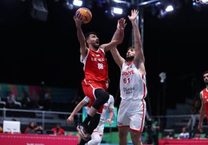 پیروزی تیم ملی بسکتبال سه به سه مردان مقابل ترکیه