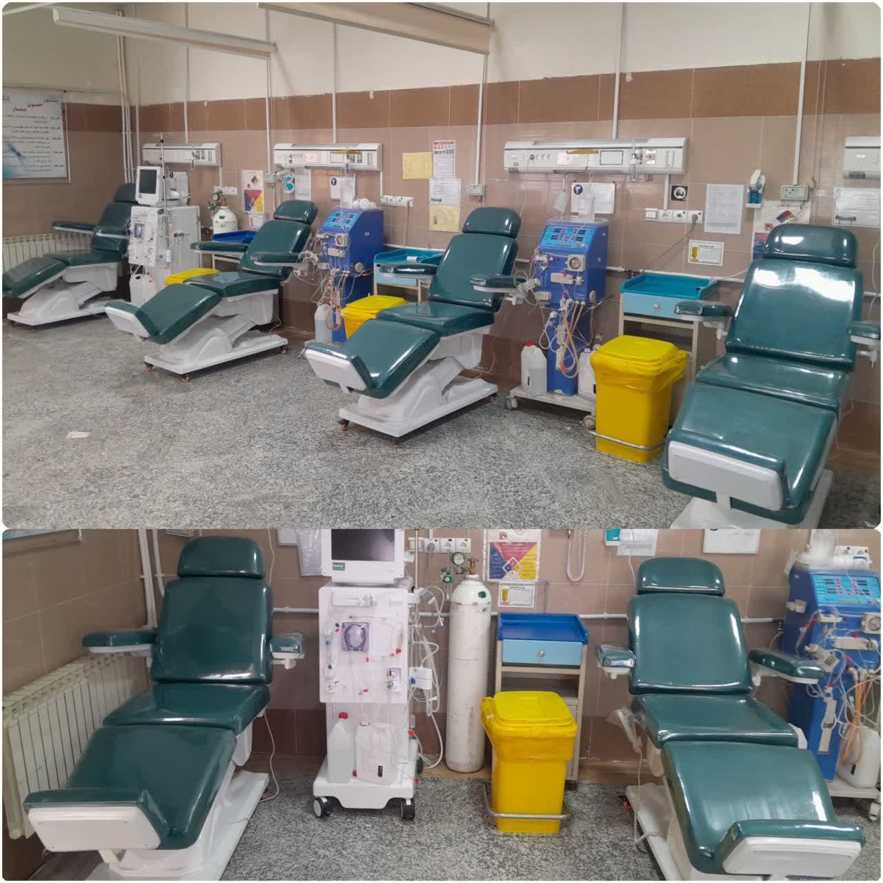 اهدای چهار تخت دیالیز به بیمارستان کمیجان