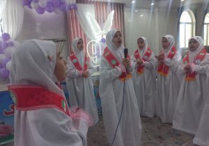 جشن تکلیف دانش‌آموزان دختر اسفندان برگزار شد